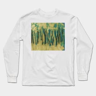 Golden abstract Long Sleeve T-Shirt